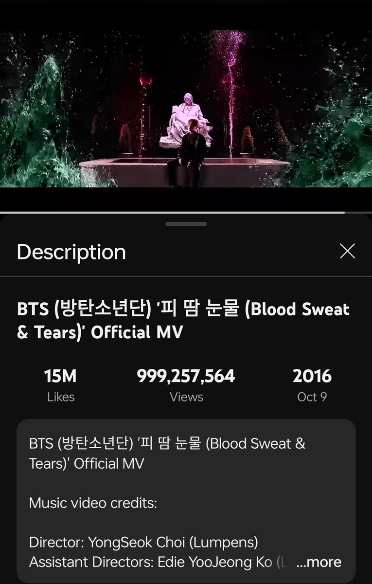 btsbengalarmys's tweet image. STREAM #BloodSweatAndTears OFFICIAL MV ON YOUTUBE!!

(youtu.be/hmE9f-TEutc?si…)
#BSTto1B #BTS