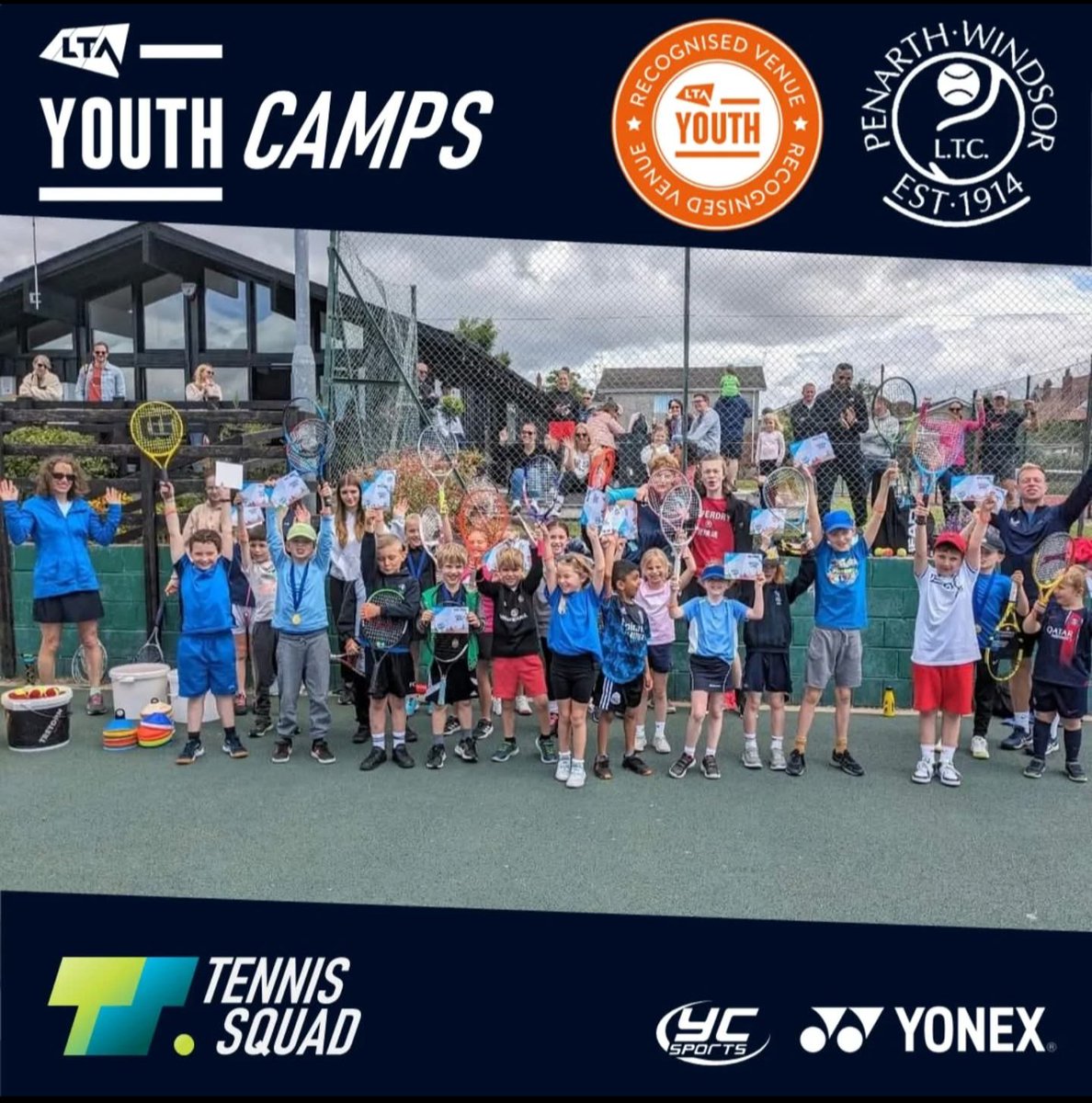 Easter Tennis Camps are GO!

🗓️ Tuesday and Thursday 10am-3pm both weeks 
🎾 Coaching and games for ages 5-11 of all levels! 

clubspark.lta.org.uk/WindsorLTCCoac…