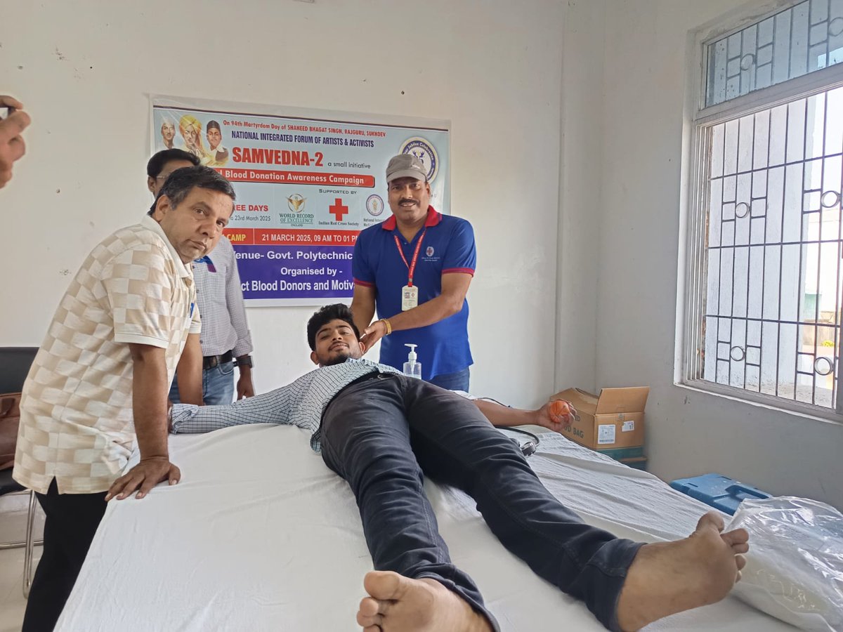 The blood donation camp organized by NIFAA in support of IRCS at Govt Polytechnic, Boudh, was a great success, collecting 52 units of blood during the International Blood Donation Campaign. Thank you to all the generous donors and the dedicated volunteers.