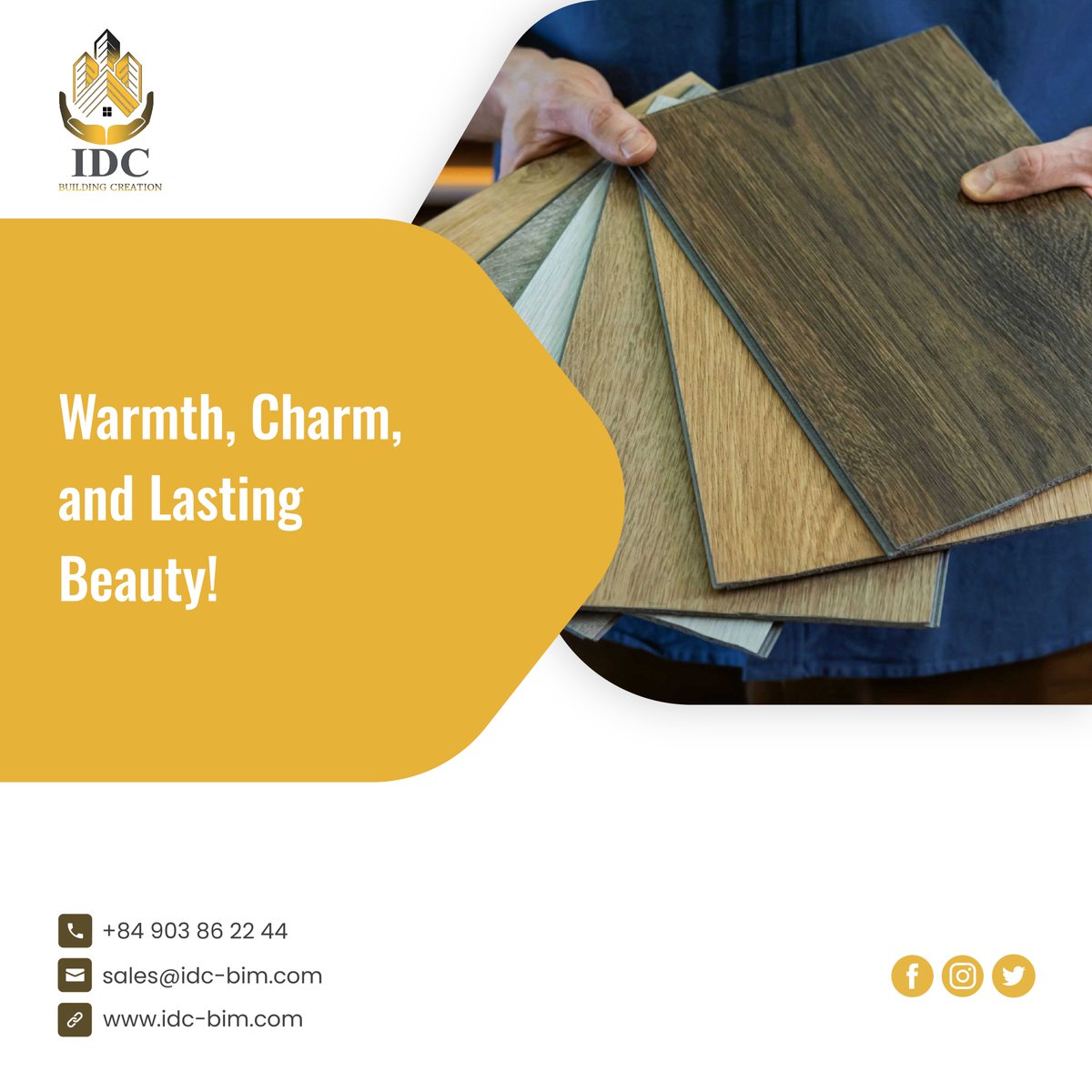 TradingIdc88691's tweet photo. Elevate your interiors with our stunning vinyl flooring collection! Designed for both elegance and durability, it’s the perfect choice for modern and classic spaces alike.

#IDCBuildingCreation #construction #industry #BIM #AEC #modeling #furniture #woodpellet https://t.co/PYEgrtKDmd