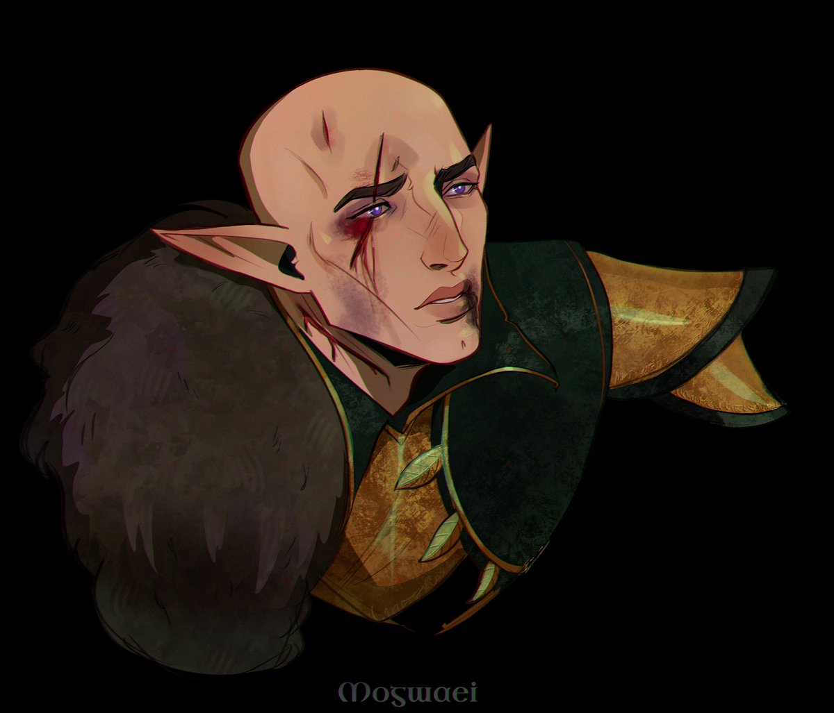 lil solas sketch. he had no right to look so devastating(ly handsome) 
#dragonage #DragonAgeVeilguard