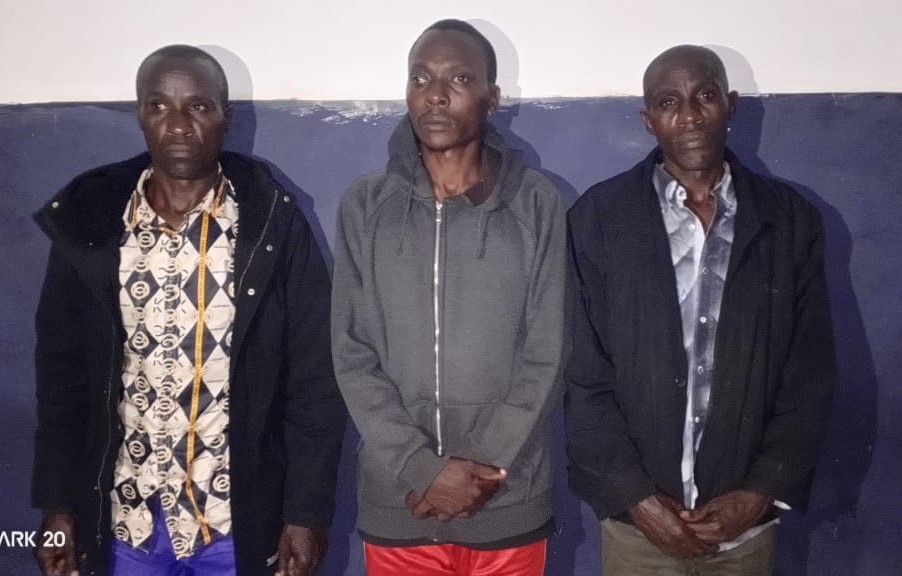 Three suspects arrested for assaulting a woman at a graveyard during a burial ceremony in Nyabisimba, Nyamira County.   
The suspects forced the woman to participate in traditional rituals against her will.