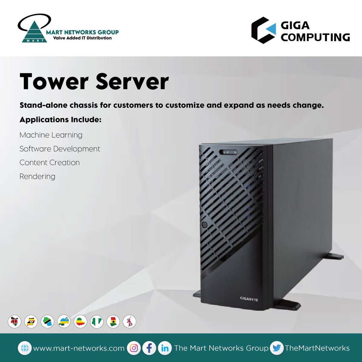 TheMartNetworks's tweet image. Tower Server / Workstation

Read More: gigabyte.com/Enterprise/Tow…

Contact Us: mart-networks.com/contact-us

#themartnetworksgroup #TowerServer #Workstation #MachineLearning #SoftwareDevelopment #ContentCreation #Rendering #HighPerformanceComputing #CustomizableServer #ScalableSolutions