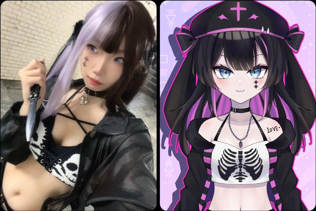 我是會畫圖+Cos+當VT+寫有機化學+聽電音
的20y女大學生，昨天早八還睡過頭

以真人+VTuber的模式活動
主打本人和虛擬形象一模一樣↓

我叫兔寒Usamu
應該有資格讓你記起我的名字吧(*´`)