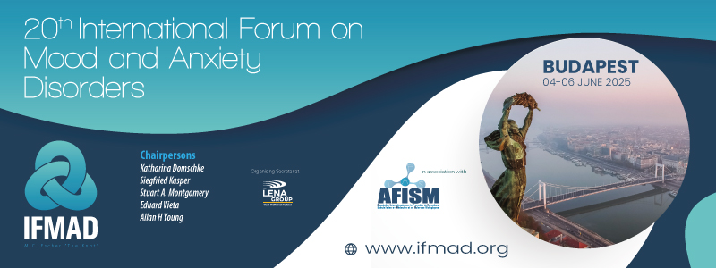 20th International Forum on Mood and Anxiety Disorders (IFMAD 2025)
kindcongress.com/event/ifmad-20…
June 4-6, 2025 |#Budapest,#Hungary