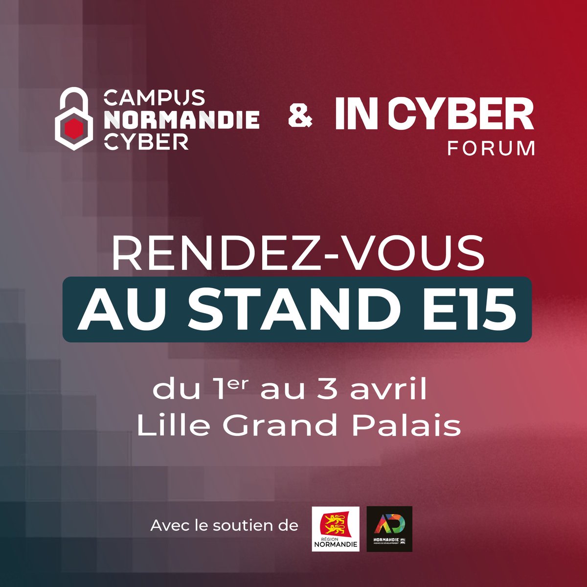 Plus qu'une semaine avant le FIC !

📍 𝗦𝘁𝗮𝗻𝗱 𝗘𝟭𝟱 - 𝟰 

On y sera avec quelques surprises 😎

PS : on organise un 𝗽𝗲𝘁𝗶𝘁-𝗱𝗲́𝗷𝗲𝘂𝗻𝗲𝗿 𝘀𝘂𝗿 𝗹𝗲 𝘀𝘁𝗮𝗻𝗱 𝗱𝗲 𝟭𝟬𝗵 𝗮̀ 𝟭𝟮𝗵 𝗹𝗲 𝗱𝗲𝘂𝘅𝗶𝗲̀𝗺𝗲 𝗷𝗼𝘂𝗿 (mercredi 2)
Envie de passer nous voir ?