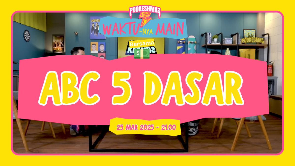 ㅤ
ㅤㅤOY ᗰᗩSYᗩᖇᗩKᗩT SᕮᕼᗩT
ㅤㅤ𝖵𝖨𝖳𝖠𝖬𝖨𝖭 𝖵𝖨𝖳𝖠𝖬𝖨𝖭 𝖺𝗉𝖺 𝗒𝖺𝗇𝗀 𝗌𝖾𝗋𝗎?
ㅤㅤYA VITAMAIN.⠀
ㅤㅤXIXIXI MAIN YUK!
 ㅤ ㅤ
ㅤ ㅤ ㅤ💊 ABC 5 DASAR 
ㅤ ㅤ ㅤ🩺 sama 💵ㅤ ㅤ
ㅤ ㅤ ㅤ🩹 21.00 WIBㅤ ㅤ ㅤ
ㅤ ㅤ ㅤRepost for join the games!ㅤ ㅤ ㅤ
ㅤ ㅤ