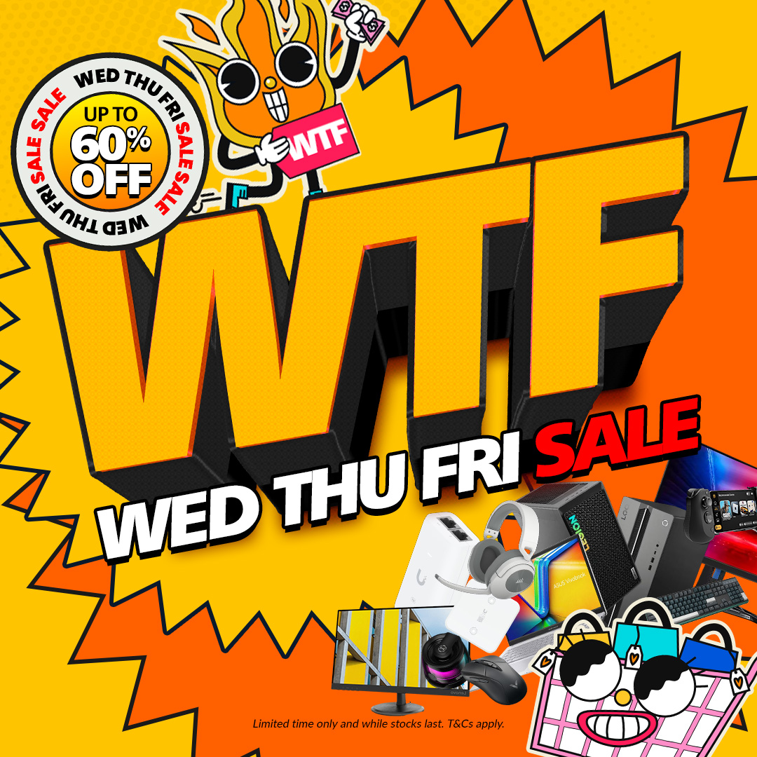 🚨 WTF SALE ALERT 🚨 Grab the best tech at mind-blowing prices before it’s too late! 😲

👉 ow.ly/mZtf50VnSXq
📦 Free Shipping on Orders $79+ 
🛍 Stores Open 7 Days a Week 
👆 1HR Click and Collect at No Cost
💳 Shop Now, Pay Later with AfterPay
