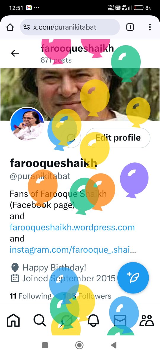 farooqueshaikh (@puranikitabat) on Twitter photo Makrand Shukla Tribute to #FarooqueShaikh Sb
wp.me/p7jX1B-18z
facebook.com/share/p/18vGHW…
instagram.com/p/DHkMu5xNzH0/…
instagram.com/p/DHkMJCOojum/…
<a href="/MasterMakrand/">Master of Makrand</a> Makrand Shukla Tribute to #FarooqueShaikh Sb
wp.me/p7jX1B-18z
facebook.com/share/p/18vGHW…
instagram.com/p/DHkMu5xNzH0/…
instagram.com/p/DHkMJCOojum/…
<a href="/MasterMakrand/">Master of Makrand</a>