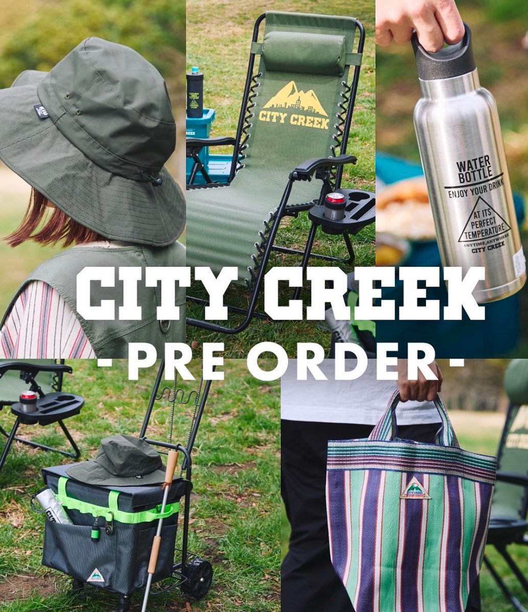 CITY CREEK 2025SS新作アイテム先行予約発売！ 【CITY CREEK （シティ