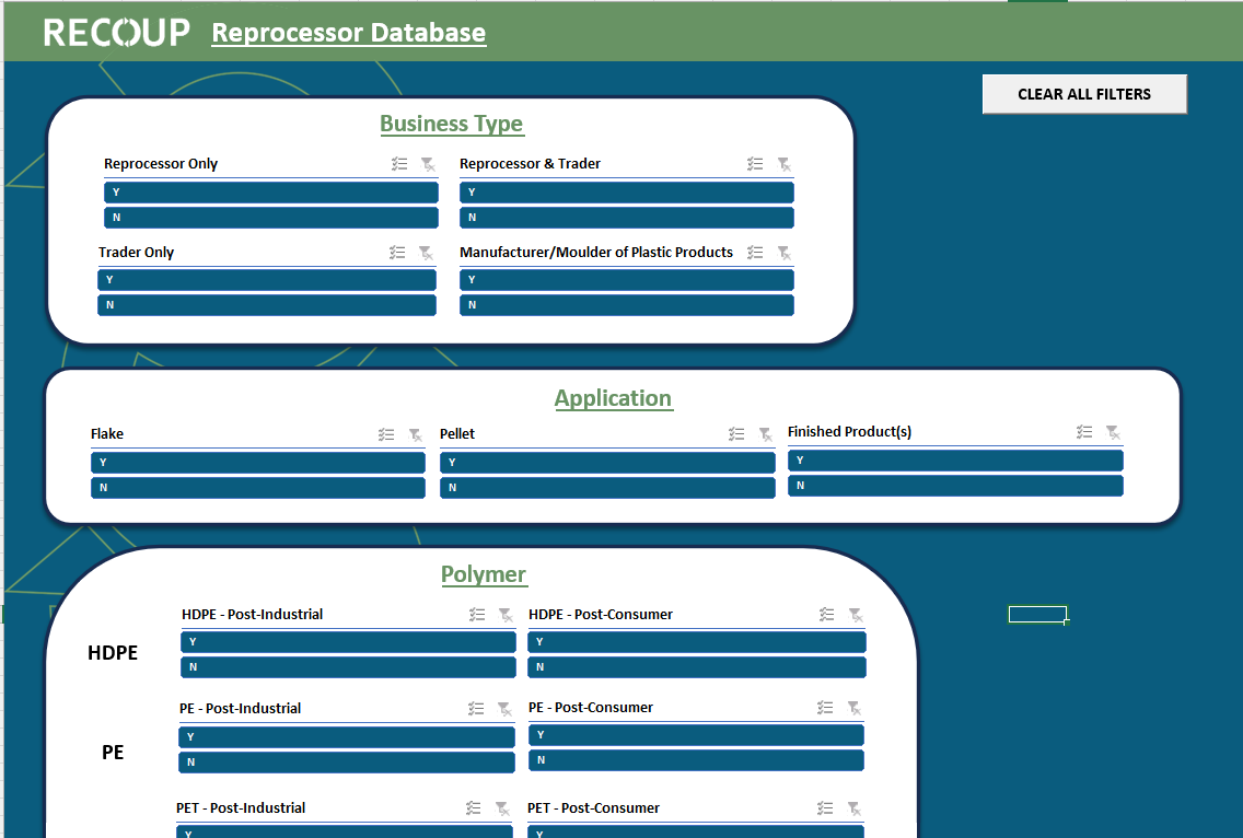 RECOUP offers resources to help navigate plastics resource efficiency and recycling, including our Reprocessor Database! Simply visit the resources section of the RECOUP website  &gt; recoup.org

#plasticsindustry #recycledmaterial #recycledplastics #plasticsreprocessor