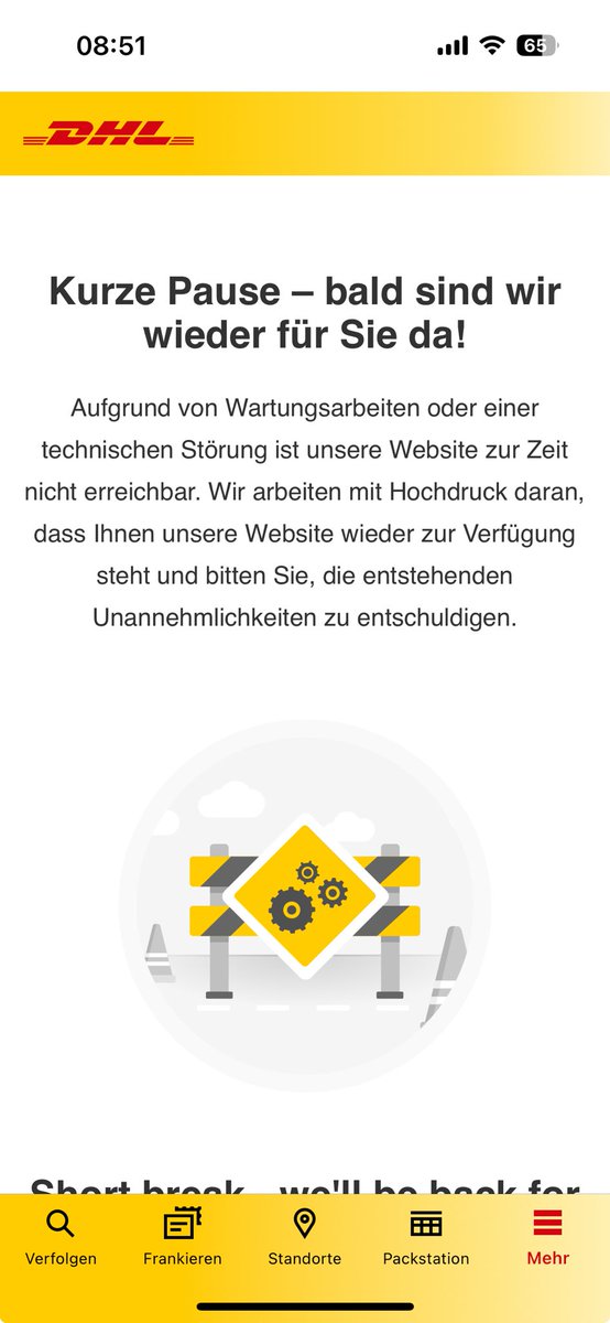 olispix's tweet photo. Ach ⁦@DHLPaket⁩ ⁦@DeutschePostDHL⁩ https://t.co/nSTC03bqEw