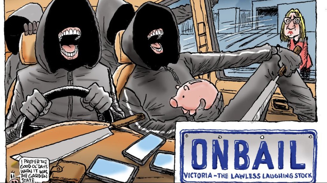 AussieBattl3r's tweet photo. Do you think posting videos will help solve the soaring crime crisis in Victoria?
When are the 'watered down' bail laws going to come into effect? Why hasn't it received royal assent sign off yet?
Why are machete bans taking 6 months and starting on Sep 1, 2025?
#bailfail
#springst
#vicpol