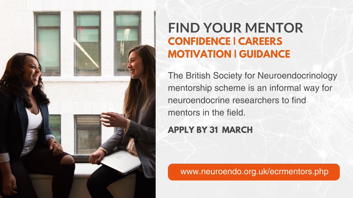 Our ECR Mentor Scheme is open!

A mentor can help you:

⛳ Identify your goals
 🧭Find your career direction
 🤝Expand your network
 🔬Clarify your scientific niche
🎓 Learn from subject matter experts 

Find your mentor: neuroendo.org.uk/ecrmentors.php 
Closes 31 March 2025
