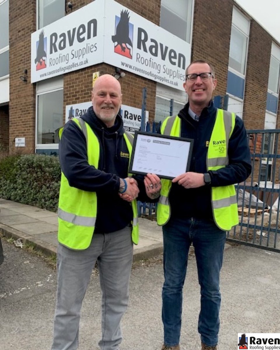 Another First Aider at Raven ⛑️ Congratulations to Phil at our Swindon branch for successfully obtaining their First Aid certification. We are proud at Raven Roofing Supplies to have team members who prioritise safety and are always ready to help #firstaider #roofingsupplies