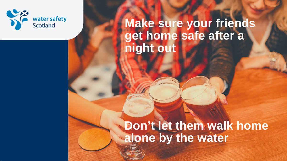 If you’ve been drinking avoid walking near water. You may be unsteady on your feet. If you fall in your chances of being able get out decrease - alcohol impairs simple movements.
More: firescotland.gov.uk/outdoors/water…