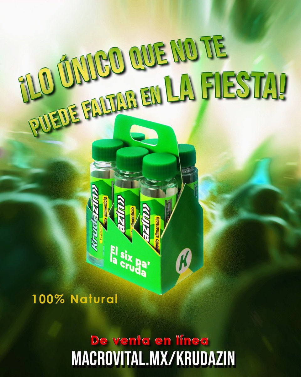 🥳 ¡No dejes que el malestar arruine tu día! 🌿💚
Krudazin te ayuda a recuperarte rápido con su fórmula natural de té verde, jengibre y vitaminas. ¡Recarga energías y sigue disfrutando sin preocupaciones!

🔍 Consíguelo aquí: macrovital.mx/krudazin/
#Krudazin #RecupérateYa
