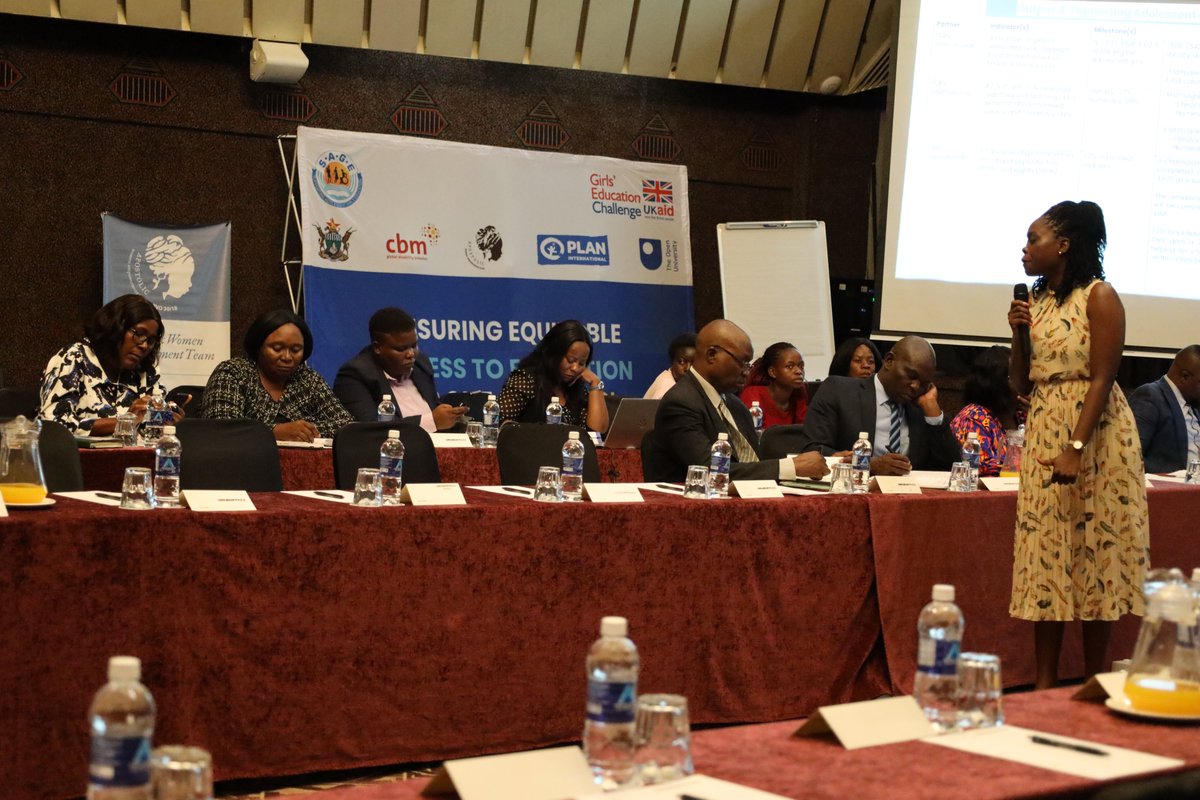 #currentaffairs - <a href="/LCDZim/">Leonard Cheshire Disability Zimbabwe</a> is attending a Supporting Adolescent Girls' Education (S.A.G.E) Component of TEACH workshop <a href="/crownplaza/">Crownplaza Hotel</a>, Harare.

Active participants there include the Ministry of Primary &amp; Secondary Education, Ministry of Youth, Ministry of Women Affairs, DSD, AWET.