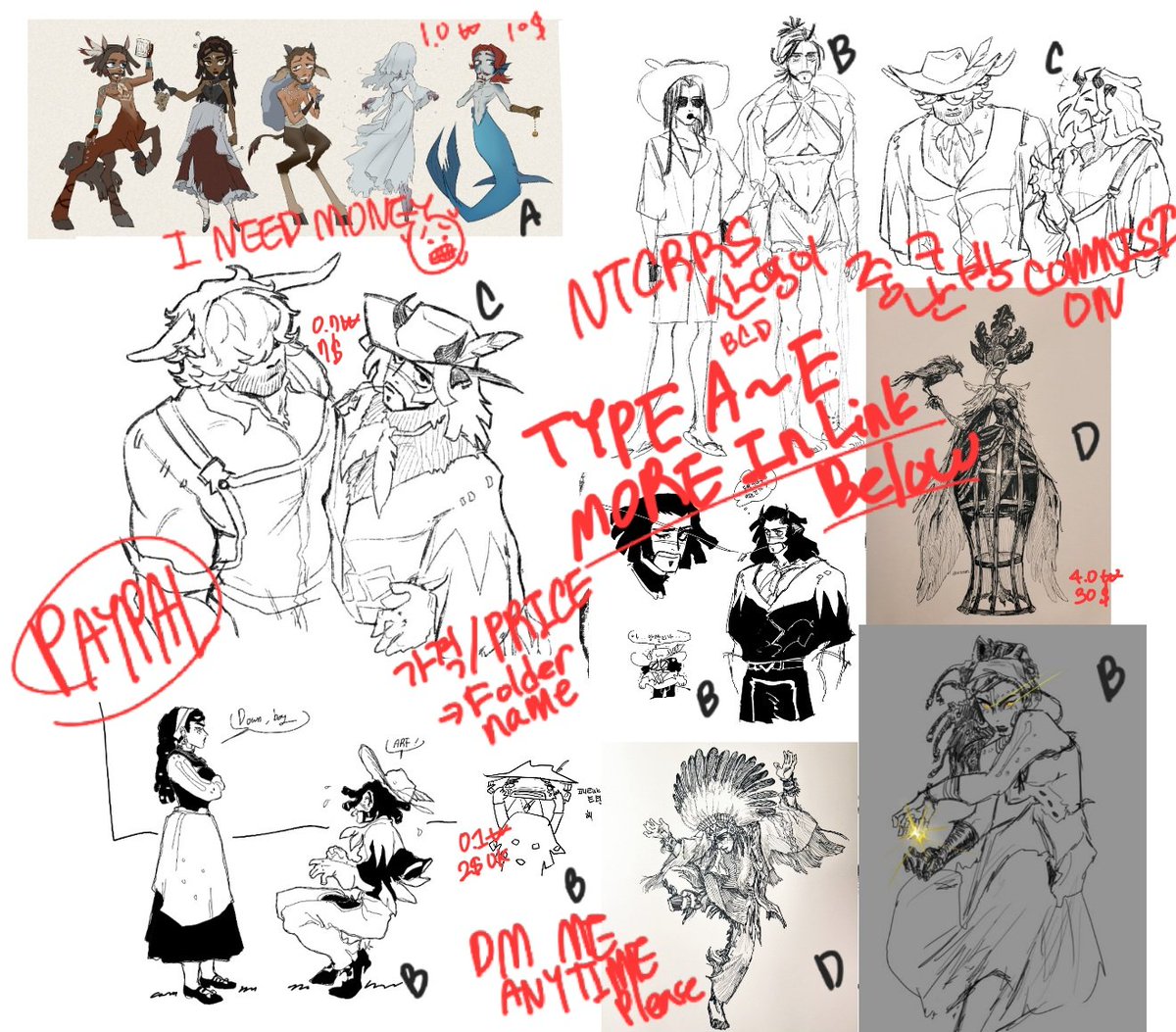 NTCRRS's tweet image. 중구난방 커 미 션
#COMMISION OPEN
MORE INFORMATION AT BELOW
PLEASE ASK ANYTIME