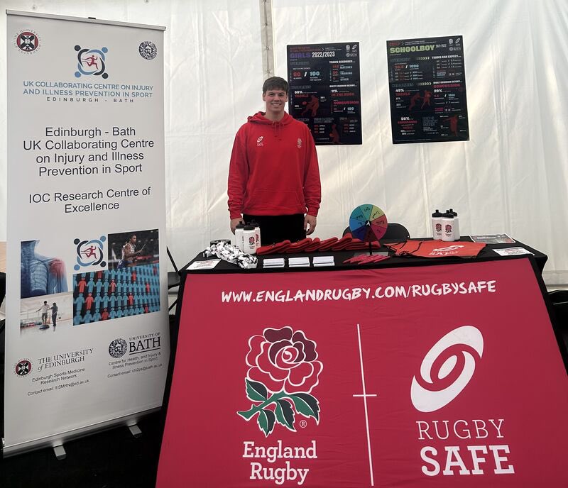 CHi2PS (@chi2psbath) on Twitter photo Day 1 done! Looking forward to Day 2.
Excited to be at Rosslyn Park 7s <a href="/RPNS7s/">Howden Rosslyn Park National Schools Sevens</a> all week to speak with players, parents and coaches about the work we do at <a href="/UniofBath/">University of Bath</a> <a href="/UKCCIIS/">UKCCIIS - IOC Research Centre of Excellence</a>
If you are here, please pop by the info tent to find out how you can get involved! Day 1 done! Looking forward to Day 2.
Excited to be at Rosslyn Park 7s <a href="/RPNS7s/">Howden Rosslyn Park National Schools Sevens</a> all week to speak with players, parents and coaches about the work we do at <a href="/UniofBath/">University of Bath</a> <a href="/UKCCIIS/">UKCCIIS - IOC Research Centre of Excellence</a>
If you are here, please pop by the info tent to find out how you can get involved!