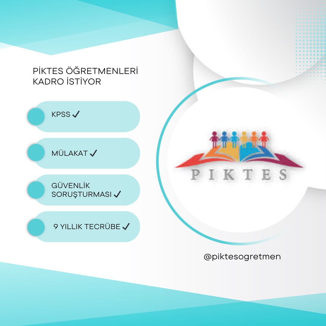 #PIKTES ÖĞRETMENLERİ 🇹🇷🇪🇺 (@piktesogretmen) on Twitter photo <a href="/Yusuf__Tekin/">Yusuf Tekin</a> Sayın Bakanımız <a href="/Yusuf__Tekin/">Yusuf Tekin</a>,<a href="/HMBakanligi/">T.C. Hazine ve Maliye Bakanlığı</a> ile yaptığı görüşmelerden olumlu sonuç alarak KPSS ve mülakat puanı ile göreve alınan 9 yıllık tecrübeye sahip Piktes öğretmenlerinin gelecek kaygısını sonlandırarak kadro vermesini bekliyoruz.
<a href="/RTErdogan/">Recep Tayyip Erdoğan</a>
<a href="/Akparti/">AK Parti</a>
<a href="/memetsimsek/">Mehmet Simsek</a>
<a href="/tcmeb/">Millî Eğitim Bakanlığı</a> <a href="/Yusuf__Tekin/">Yusuf Tekin</a> Sayın Bakanımız <a href="/Yusuf__Tekin/">Yusuf Tekin</a>,<a href="/HMBakanligi/">T.C. Hazine ve Maliye Bakanlığı</a> ile yaptığı görüşmelerden olumlu sonuç alarak KPSS ve mülakat puanı ile göreve alınan 9 yıllık tecrübeye sahip Piktes öğretmenlerinin gelecek kaygısını sonlandırarak kadro vermesini bekliyoruz.
<a href="/RTErdogan/">Recep Tayyip Erdoğan</a>
<a href="/Akparti/">AK Parti</a>
<a href="/memetsimsek/">Mehmet Simsek</a>
<a href="/tcmeb/">Millî Eğitim Bakanlığı</a>