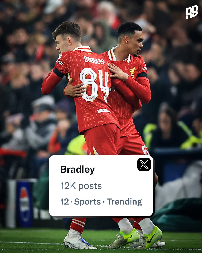 Conor Bradley has been trending after the breaking news about Trent closing in on a move to Real Madrid this summer 👀

Liverpool’s right back position is in safe hands. 🤝🏽