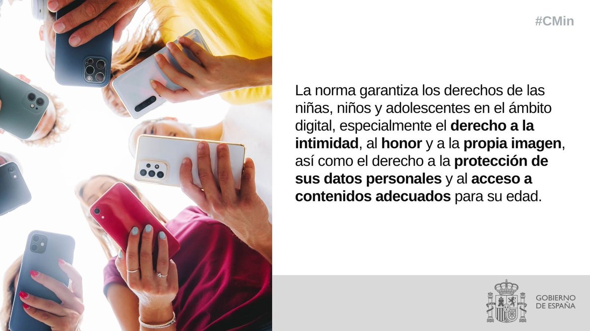 M_Presidencia's tweet photo. El #CMin remite al @Congreso_Es el Proyecto de Ley orgánica para la protección de niñas, niños y adolescentes en el ámbito digital.

👉 https://t.co/XVPB8ts0yt https://t.co/3KL6AIa2L3