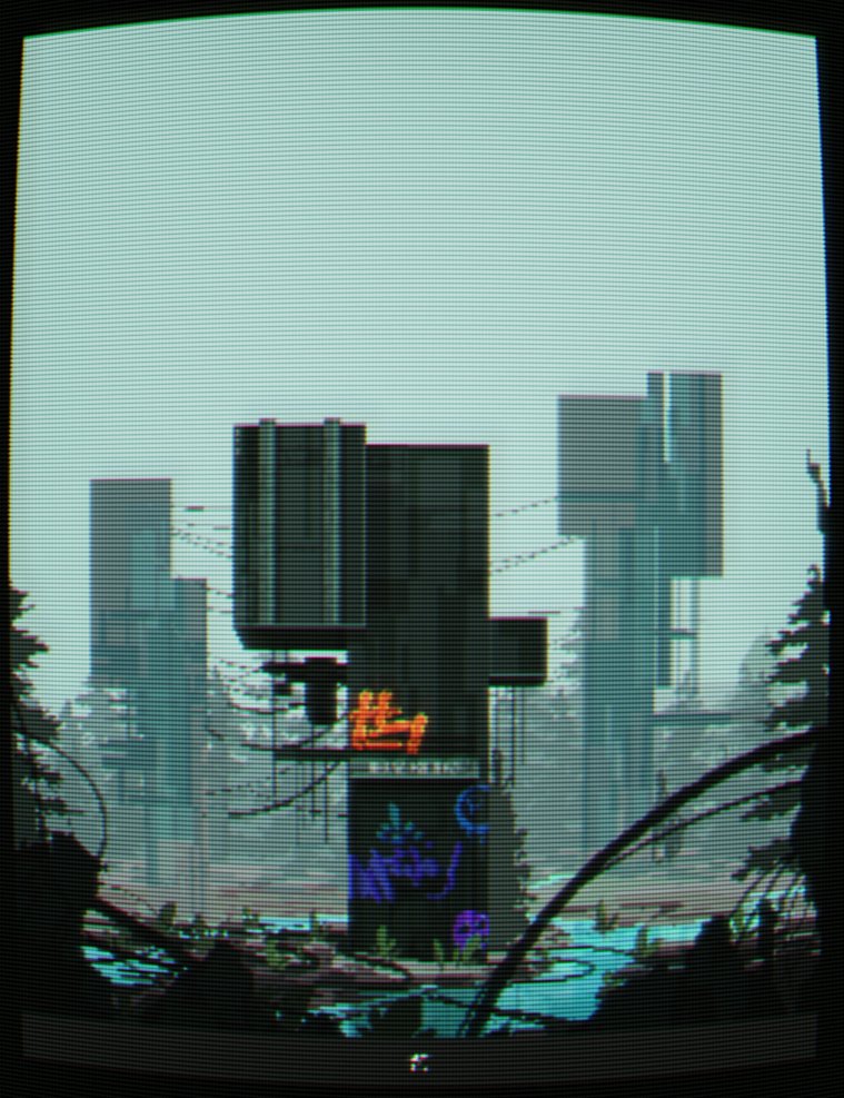 and a Shaderglass version because it's sick #pixelart