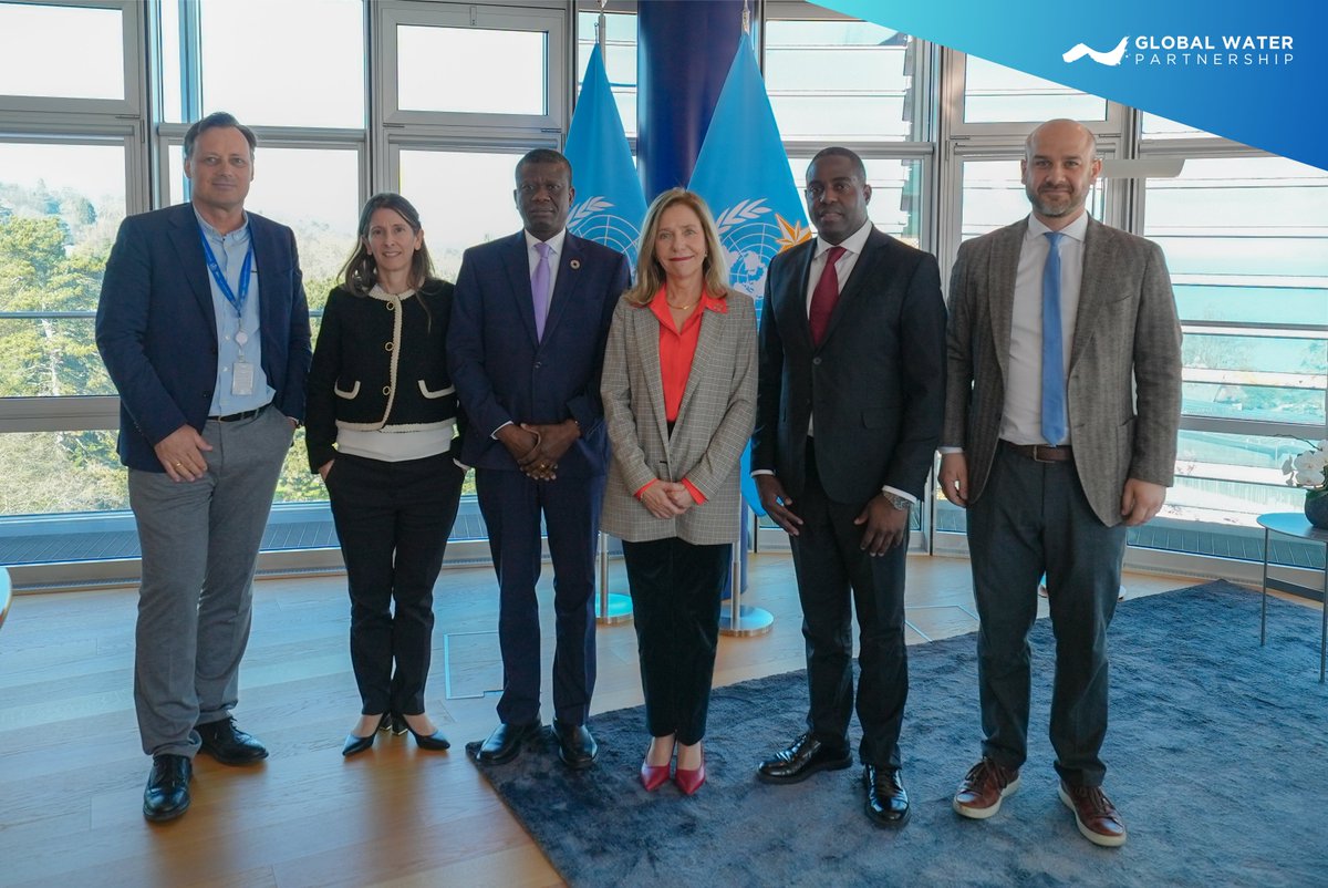 Global Water Partnership (@gwpnews) on Twitter photo A sincere thank you to the <a href="/WMO/">World Meteorological Organization</a> team for last week's engaging discussion on strengthening our joint efforts on integrated #drought and #FloodManagement, and scaling up #ClimateResilient #WaterInvestments globally, leveraging WMO's capacity and knowledge.
#ClimateWaterInvestments A sincere thank you to the <a href="/WMO/">World Meteorological Organization</a> team for last week's engaging discussion on strengthening our joint efforts on integrated #drought and #FloodManagement, and scaling up #ClimateResilient #WaterInvestments globally, leveraging WMO's capacity and knowledge.
#ClimateWaterInvestments