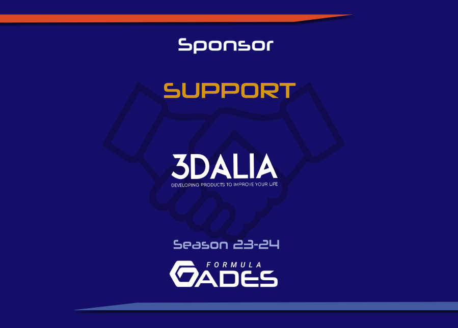 Desde Formula Gades queremos dar las gracias por su confianza a <a href="/3DALIA_/">3DALIA</a>

3DALIA es una empresa de diseño industrial e innovación. Además, de la creación de productos, ayudan a la creación de proyectos innovadores y eficientes. 

¡Muchas gracias!🧡💙