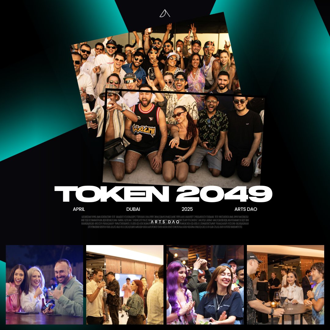 Arts DAO is curating a must-attend series of events during Token 2049—mark your calendars!

Details coming soon 👀