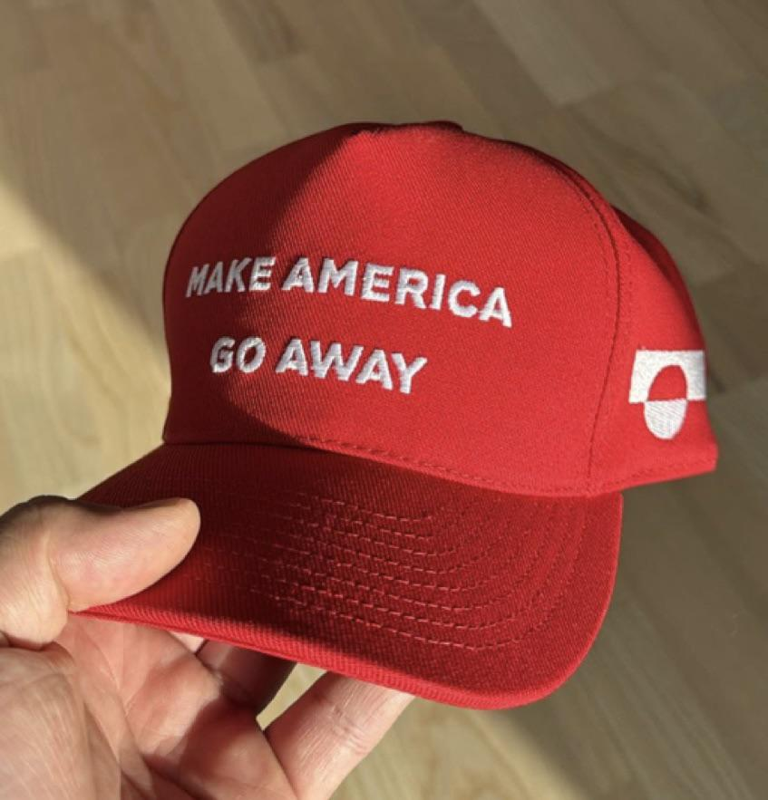 sirDukeDevin's tweet photo. Greenland's version of the MAGA cap is definitely getting some attention. 👏 https://t.co/1V6MJxSBzd
