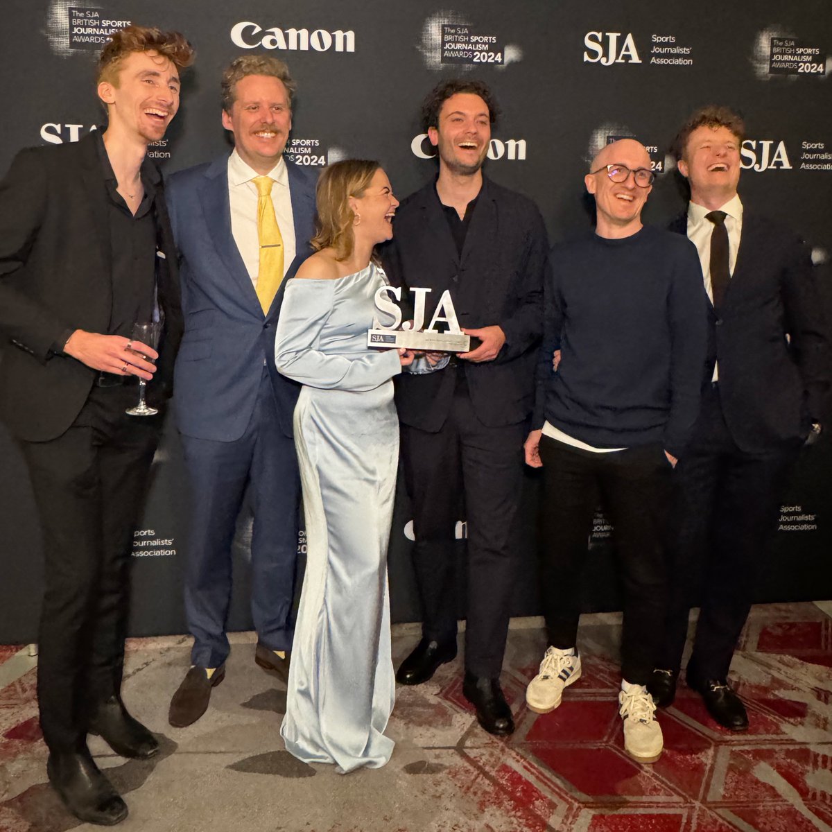 We were delighted to take home two awards at last night’s <a href="/SportSJA/">Sports Journalists</a> Sports Journalism Awards!

‘The English Disease’ won the Gold award in the 'Best Podcast' category, while our️Head of Narrative <a href="/nicky_andersonn/">nicky anderson</a> was awarded Bronze in the ‘Ones to Watch - Off Air’ category!