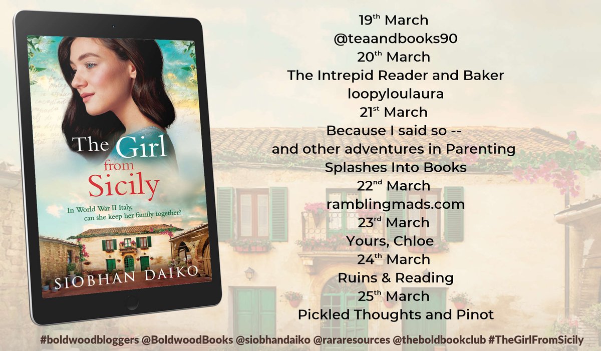 rararesources's tweet photo. 'An intriguing tale of family, secrets, heartbreak, and ultimately, love.' says @cathiedunn about #TheGirlFromSicily by @siobhandaiko  https://t.co/Q3W0LdVLoq @BoldwoodBooks https://t.co/7jLT3AdfU8