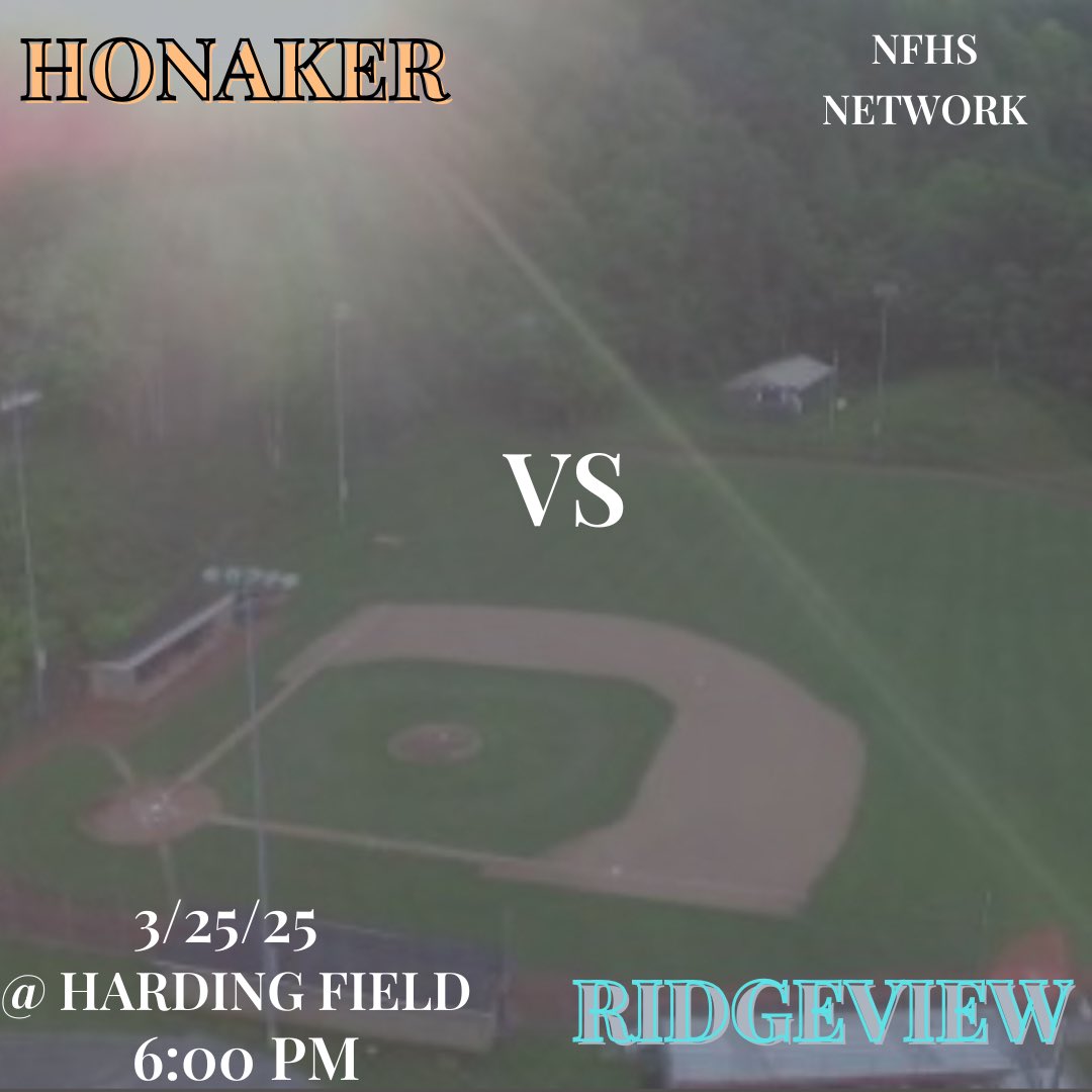 HonakerBaseba11's tweet photo. 🚨 Game Day 🚨 
⚾️ Varsity Baseball ⚾️ 
🏟️ Harding Field
📍 Honaker, Va
⏰ 6:00pm
🆚 Ridgeview
📺 NFHS Network
#WinTheDay https://t.co/NFbYDhwNvh
