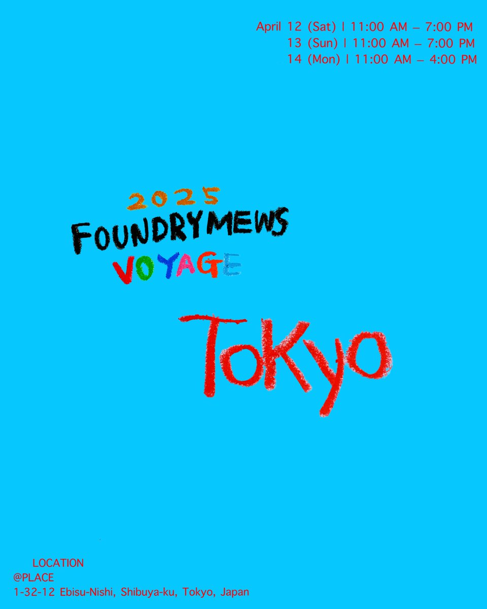 2025 TOKYO OFFLINE STORE 🐩💐🎀🌸🍓