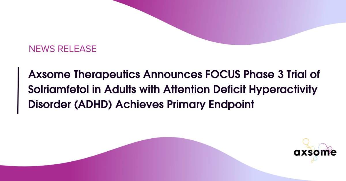 Axsome Therapeutics tweet media