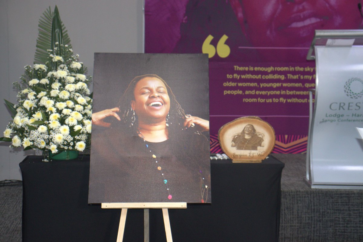 ActionAidZim's tweet photo. Happening now @ActionAidZim. Join us in celebrating the  life and legacy of Everjoice “EJ” Win—a powerful feminist, activist, and leader whose  commitment to women's rights and social justice impacted movements worldwide and influenced @ActionAid programming #EJLegacyLivesOn https://t.co/W1Y0gWtmo2