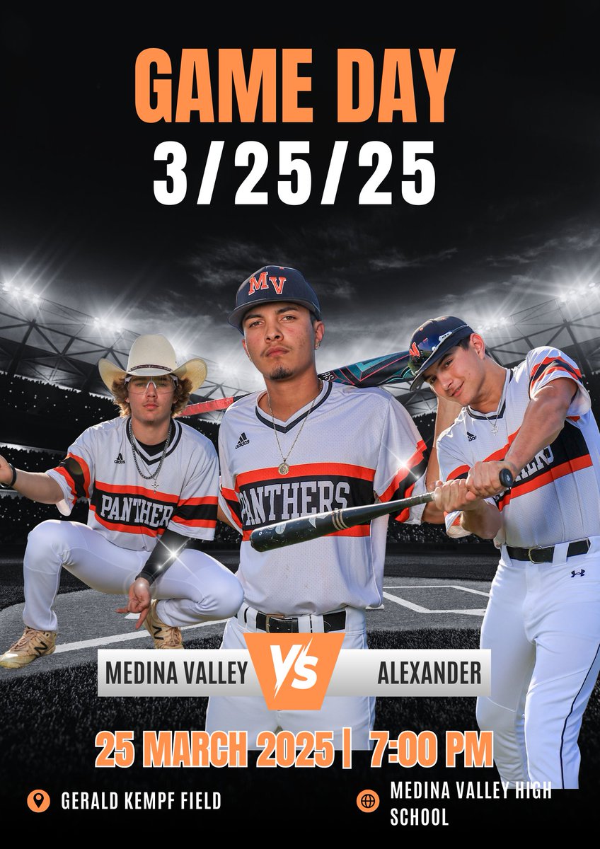 It's Game Day !!
vs Laredo Alexander
@ Home, 7pm