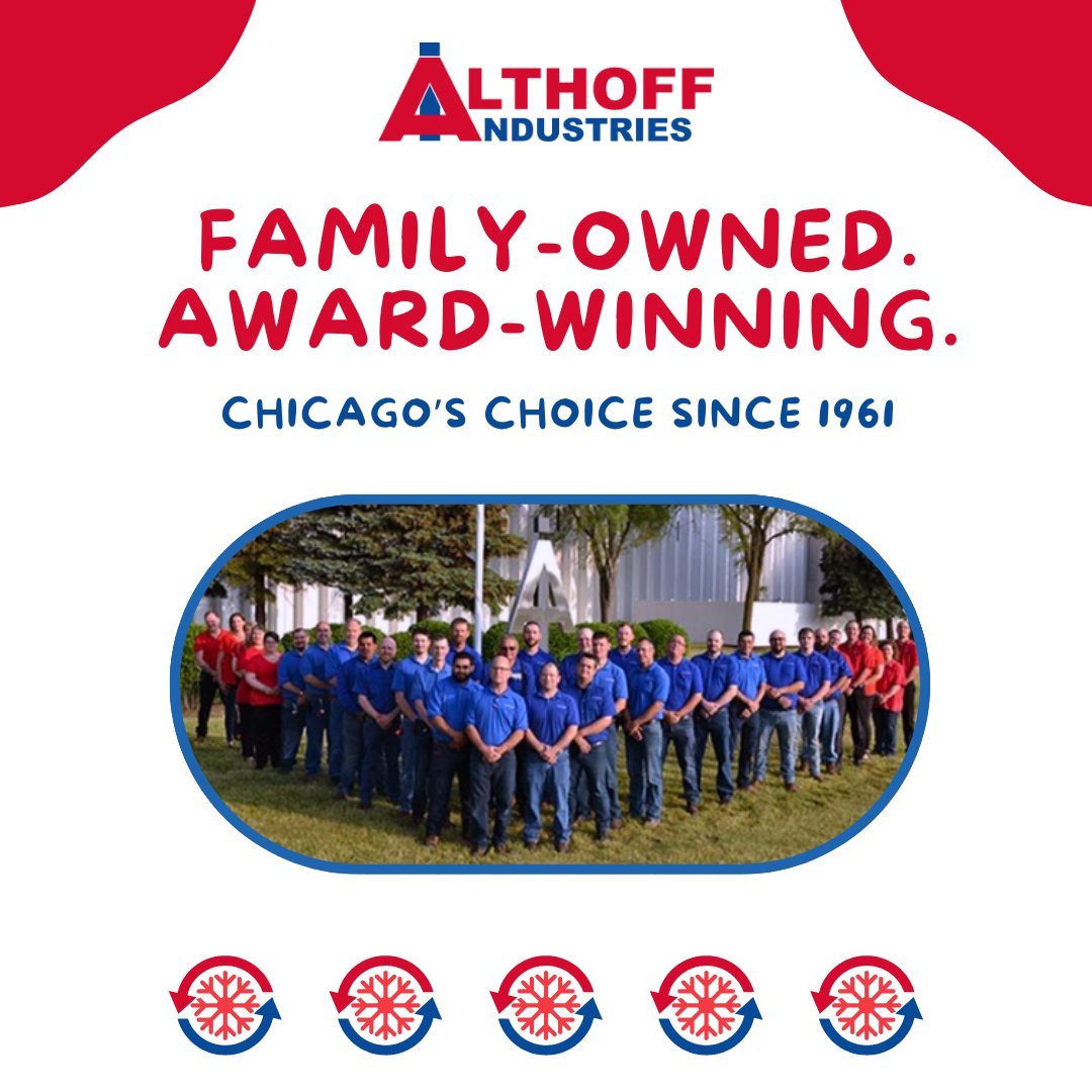 Althoff_Ind's tweet photo. 🤝👨🏼‍🔧 We've been Chicago's commercial partner since 1961. Family-owned. Award-winning. True 24-Hour Service. You can count on us to solve your problems.

Learn more...👉 https://t.co/jtBnv7upO1

📞 Or, call us today!
847-474-9709

#CommercialHVAC #ChicagoHVAC #AlthoffIndustries https://t.co/b3EYhZuk63