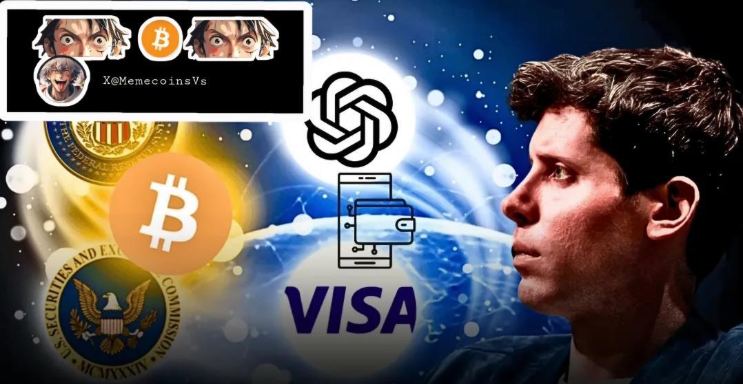 StakeStock's tweet photo. ⚡NEW : Sam Altman and Visa In Talks To Power World Wallet With Crypto, Card , And Cash Features...#Samaltmen #AI #visacards #DealAlert #NewsUpdate #futurecash . https://t.co/LeSx02zIMi