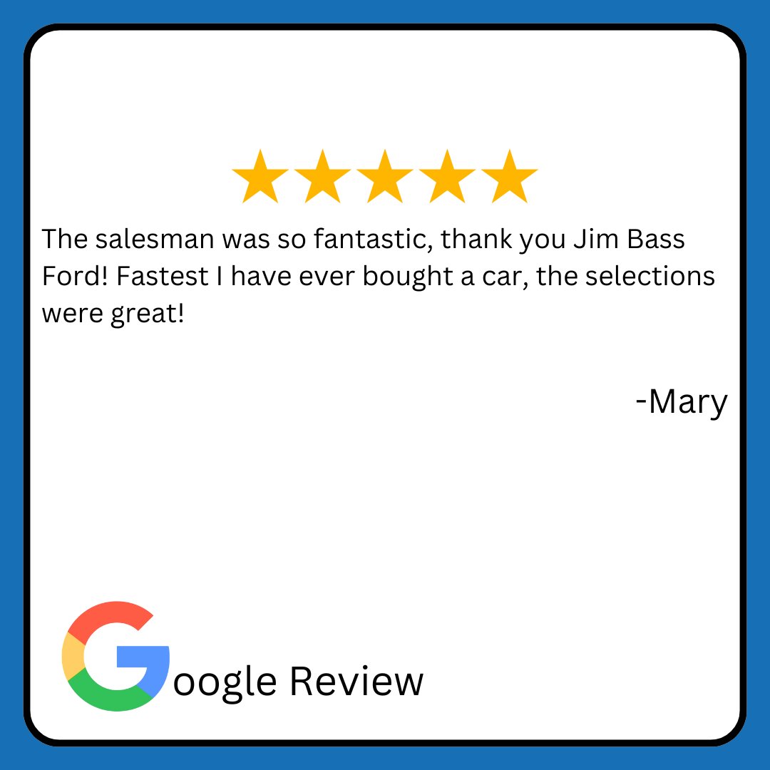 Hi Mary, thank you for your kind words! We're thrilled to hear you had a fantastic and fast car-buying experience. Enjoy your new vehicle, and we appreciate your support!
