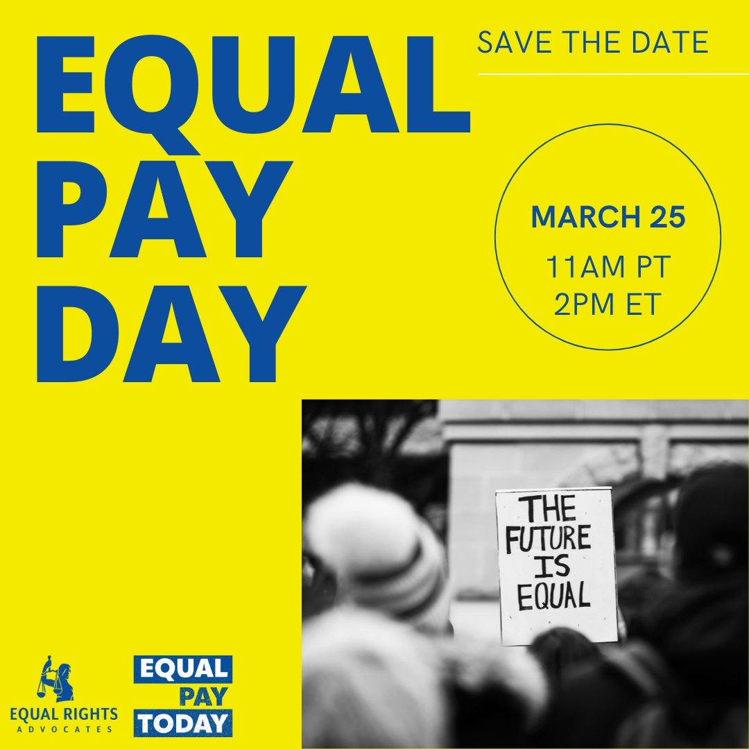 💰 Today is Equal Pay Day! The fight for fair wages and economic justice has never been more urgent. 

🔗 Take action now—use our toolkit to demand change! #EqualPayDay #EqualPay #FairWage
share.equalrights.org/toolkit/equalp…