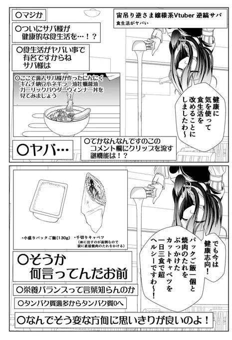食生活を改善した年齢を詐称してるVtuberの友人Vtuber 