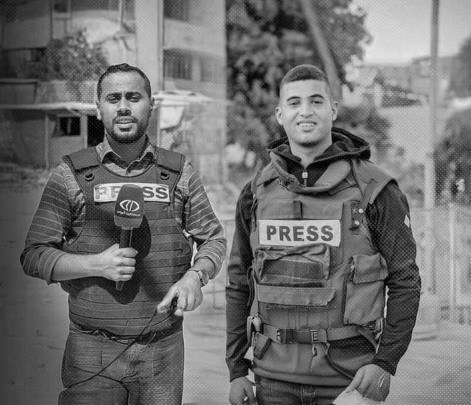 ferozwala's tweet photo. 208 #journalists, both male and female, were killed by the occupation during the #genocidal_War in the Gaza Strip.

#Gaza #Palestine 
@qudsn 
📌US State Department spokesperson Tammy Bruc blamed Hamas for “every single thing that’s happening” in Gaza when asked Monday about two journalists killed in separate Israeli occupation attacks.
https://t.co/TGOd7d3Pyo