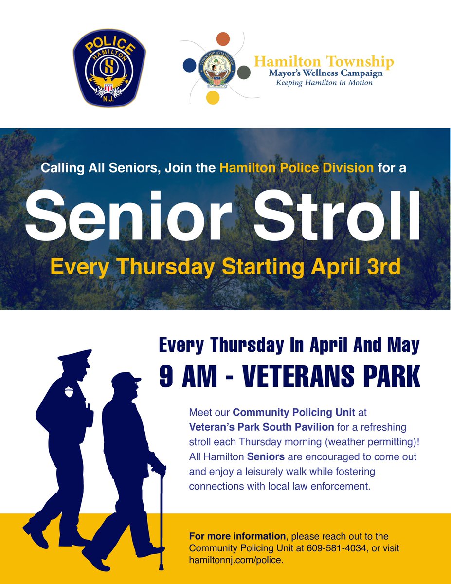 Hamilton Police Division; Mercer County NJ (@hamilton_police) on Twitter photo 
