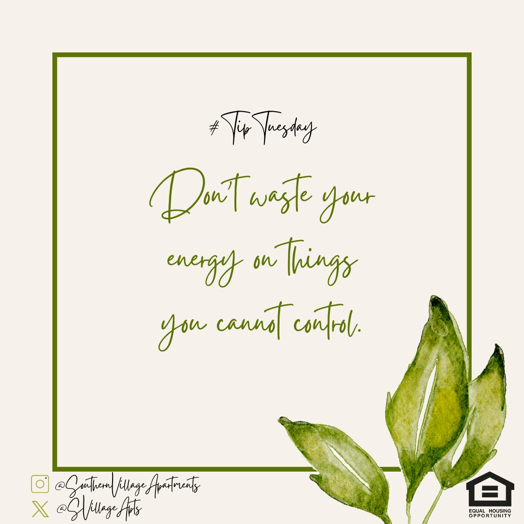 Don’t waste your energy on things you can’t control. Focus on what you can change, and let go of the rest. Your peace of mind is worth it. ✨💪 #StayFocused #EnergyWellSpent #LetItGo #ChapelHill #UNC #SouthernVillage #ChapelThrill #RDU #SouthernVillageApts