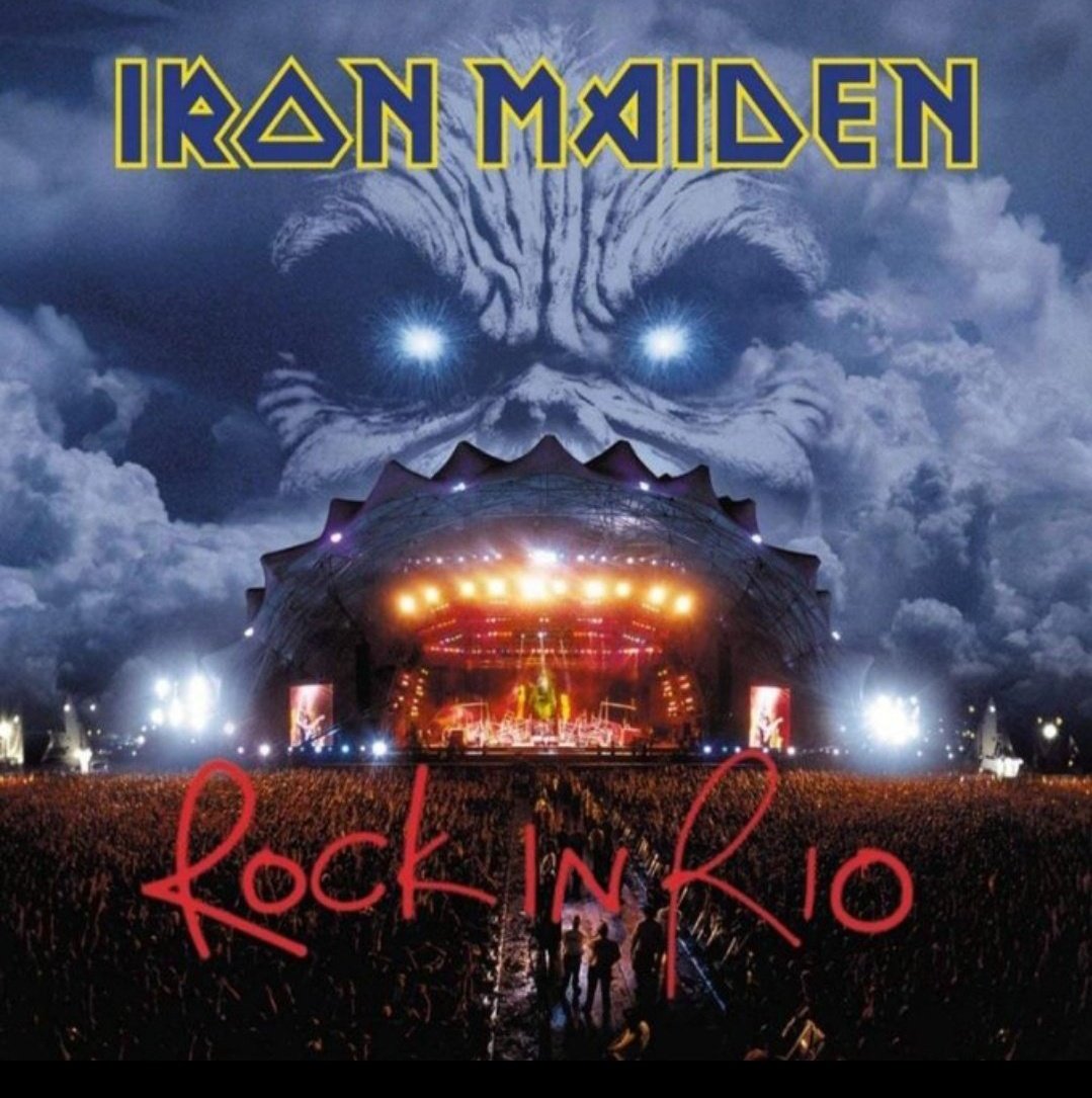 HeavyMetal_999's tweet photo. On March 25, 2002, IRON MAIDEN's sixth live album titled "Rock in Rio" was released. https://t.co/v3GKHIxmeS