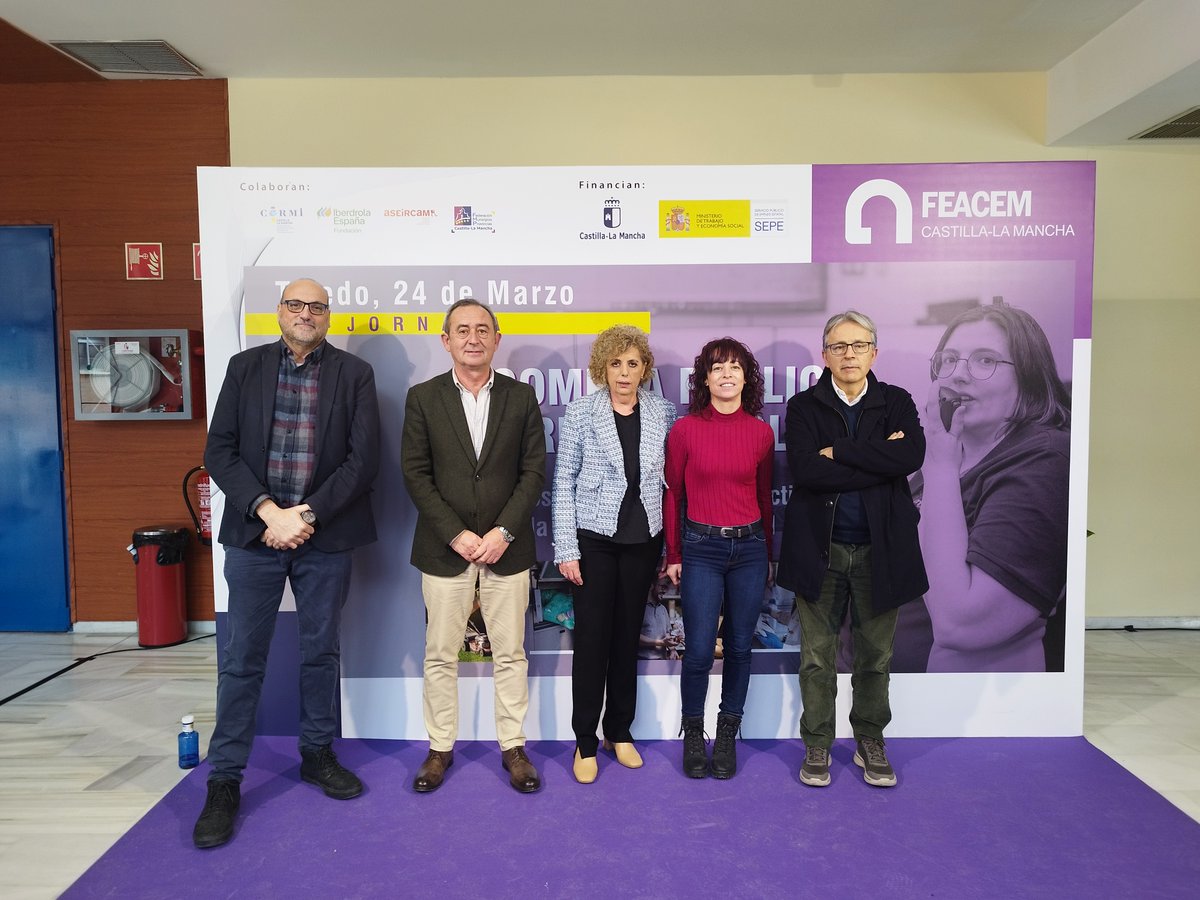 ✔️Nuestro Centro Especial de Empleo, presente en la jornada “Compra Pública Responsable” organizada por Asociación de Centros Especiales de Empleo de Iniciativa Social de Castilla-La Mancha (FEACEM CLM), a la que pertenecemos y formamos parte de su junta directiva.