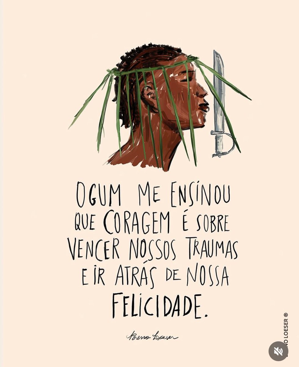 macumbalizou_'s tweet photo. Ogum me ensinou que coragem é sobre vencer nossos traumas e ir atrás de nossa felicidade. https://t.co/lzfwq17J2V